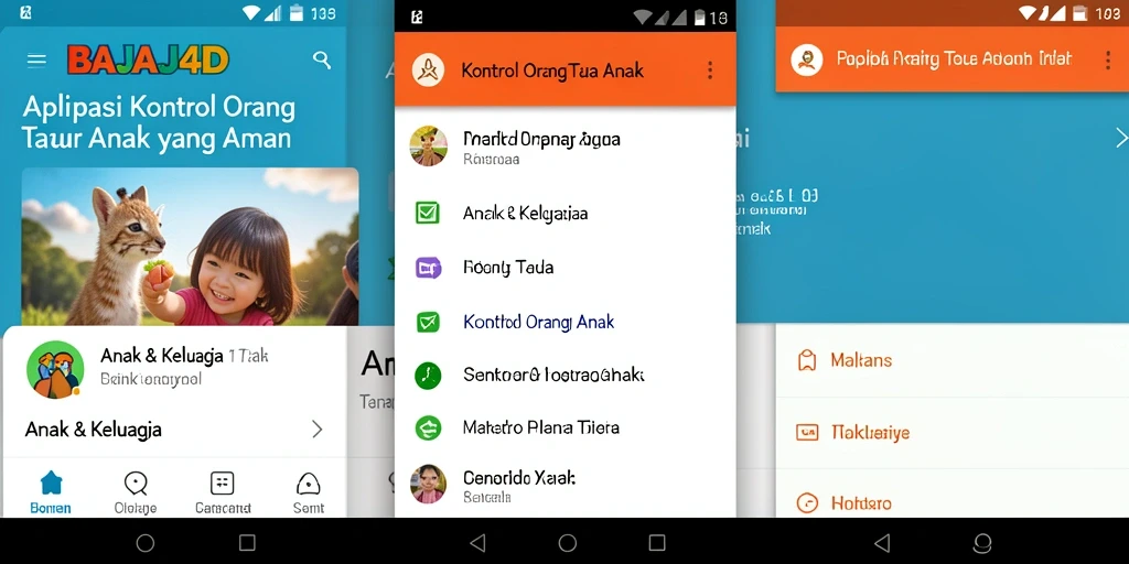 Antarmuka BAJAJ4D memudahkan kontrol orang tua terhadap aktivitas anak.