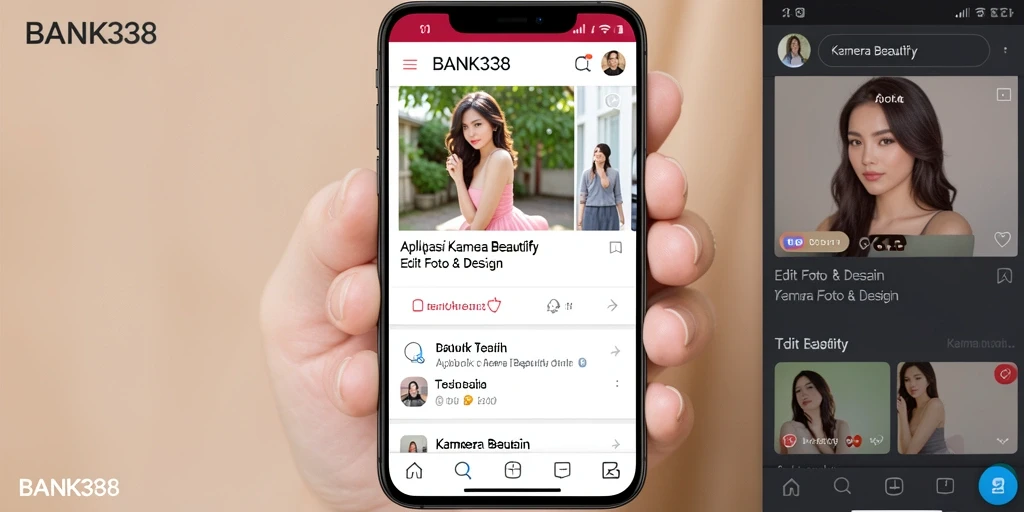 Antarmuka pengguna <strong>BANK338</strong> yang intuitif dan modern untuk edit foto.